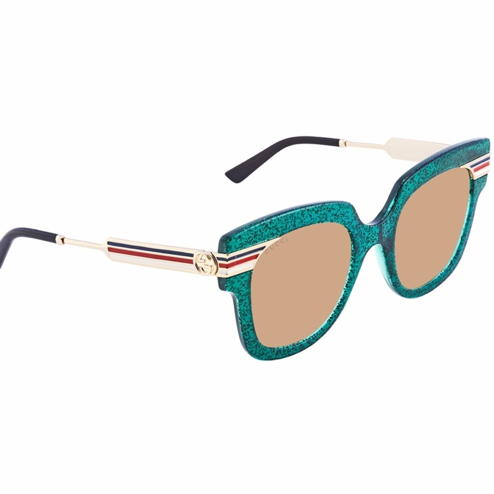 Gucci green glitter 51mm